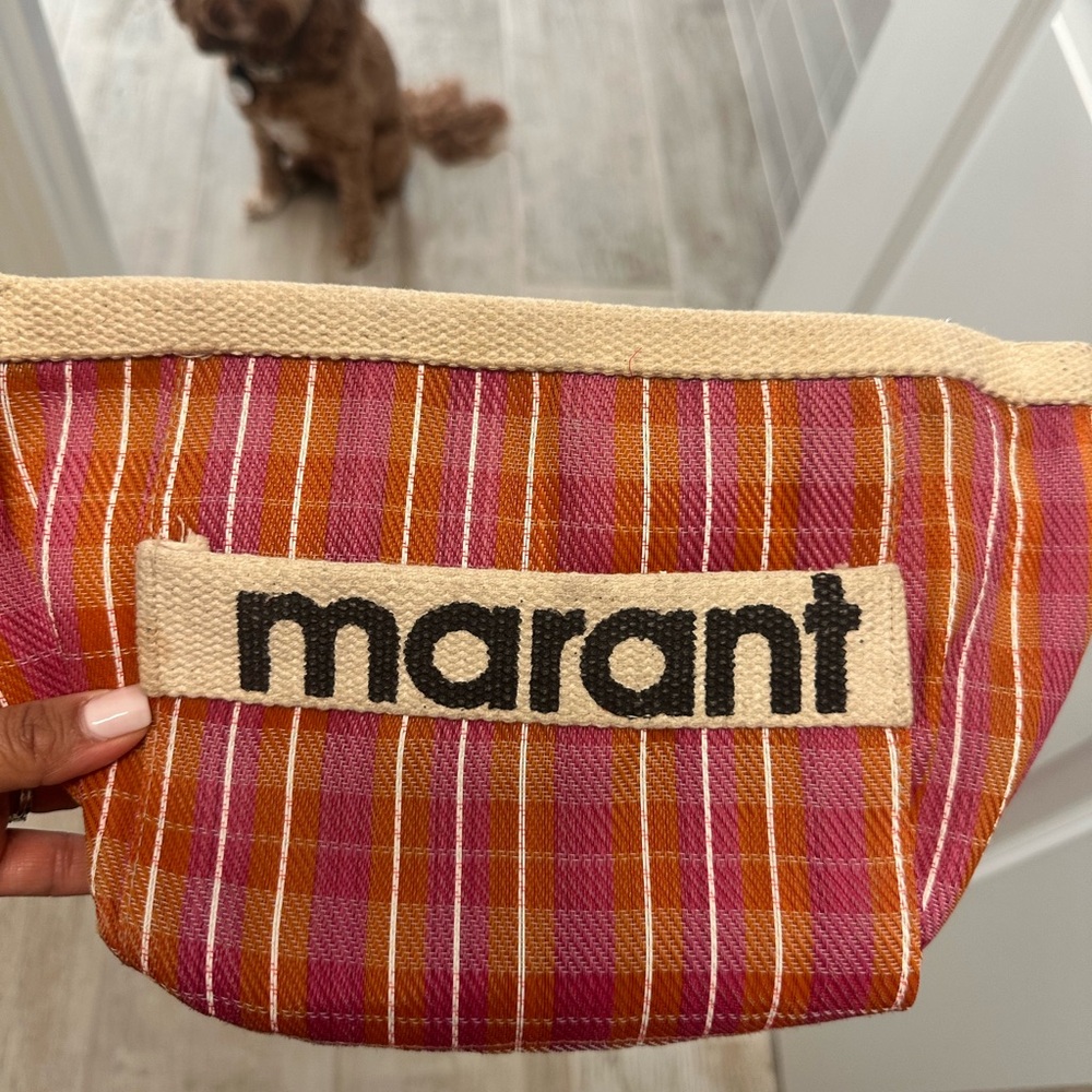 Isabel Marant Pink and Orange Clutch